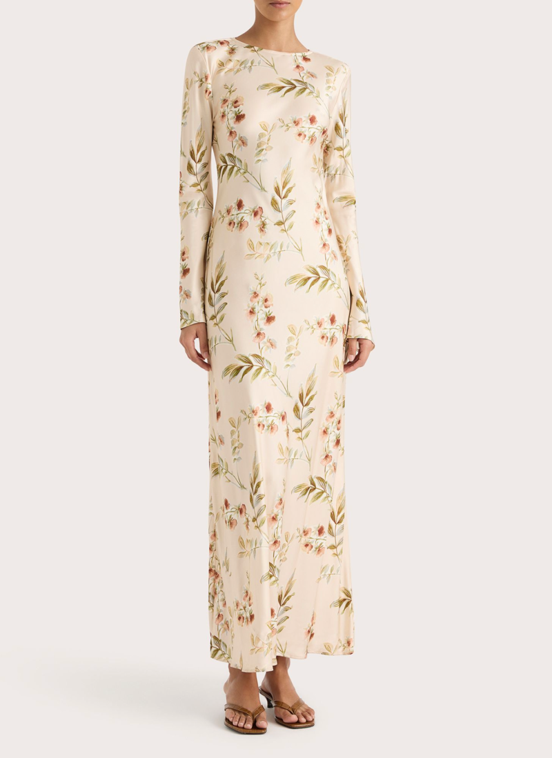 Faithfull The Brand Faroe Maxi Dress - Jardin Floral Blush Faithfull The Brand Faroe Maxi Dress - Jardin Floral Blush