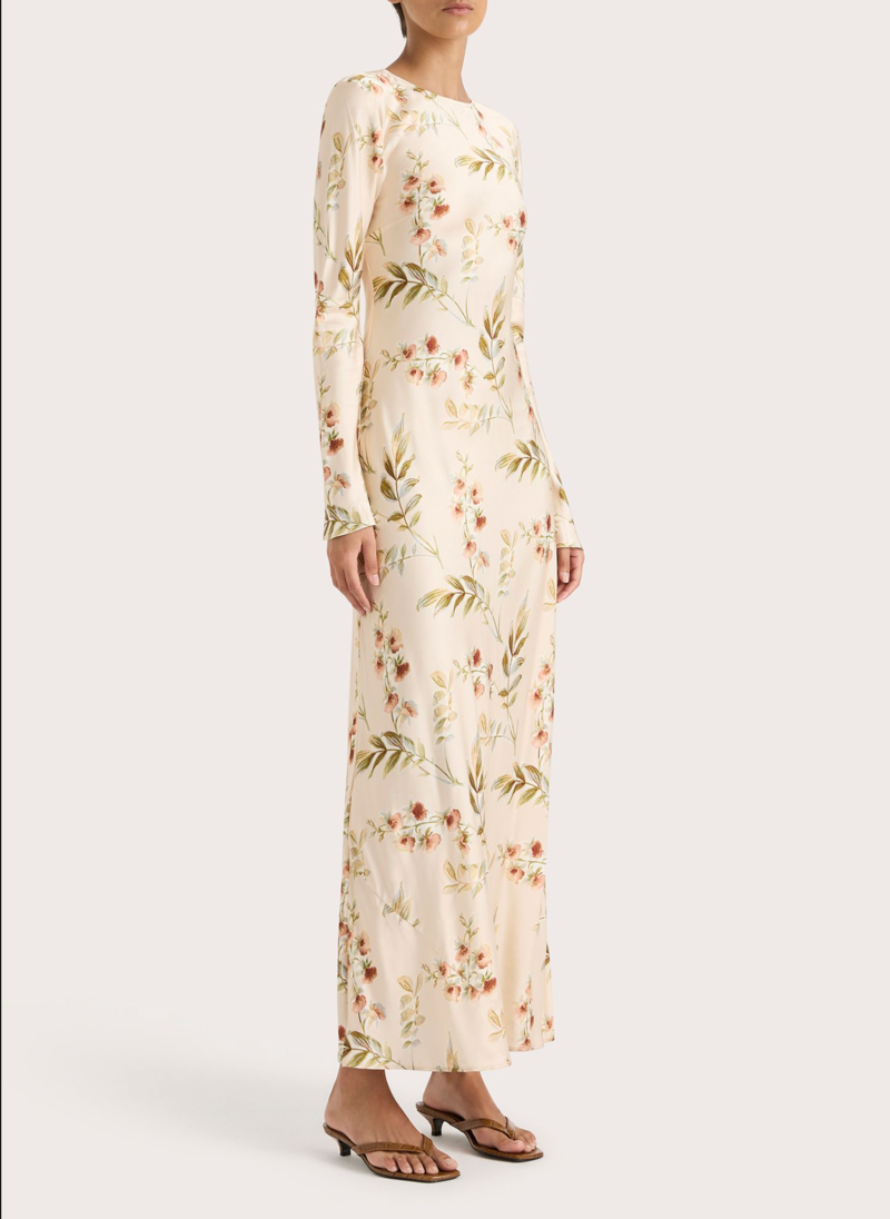 Faithfull The Brand Faroe Maxi Dress - Jardin Floral Blush Faithfull The Brand Faroe Maxi Dress - Jardin Floral Blush