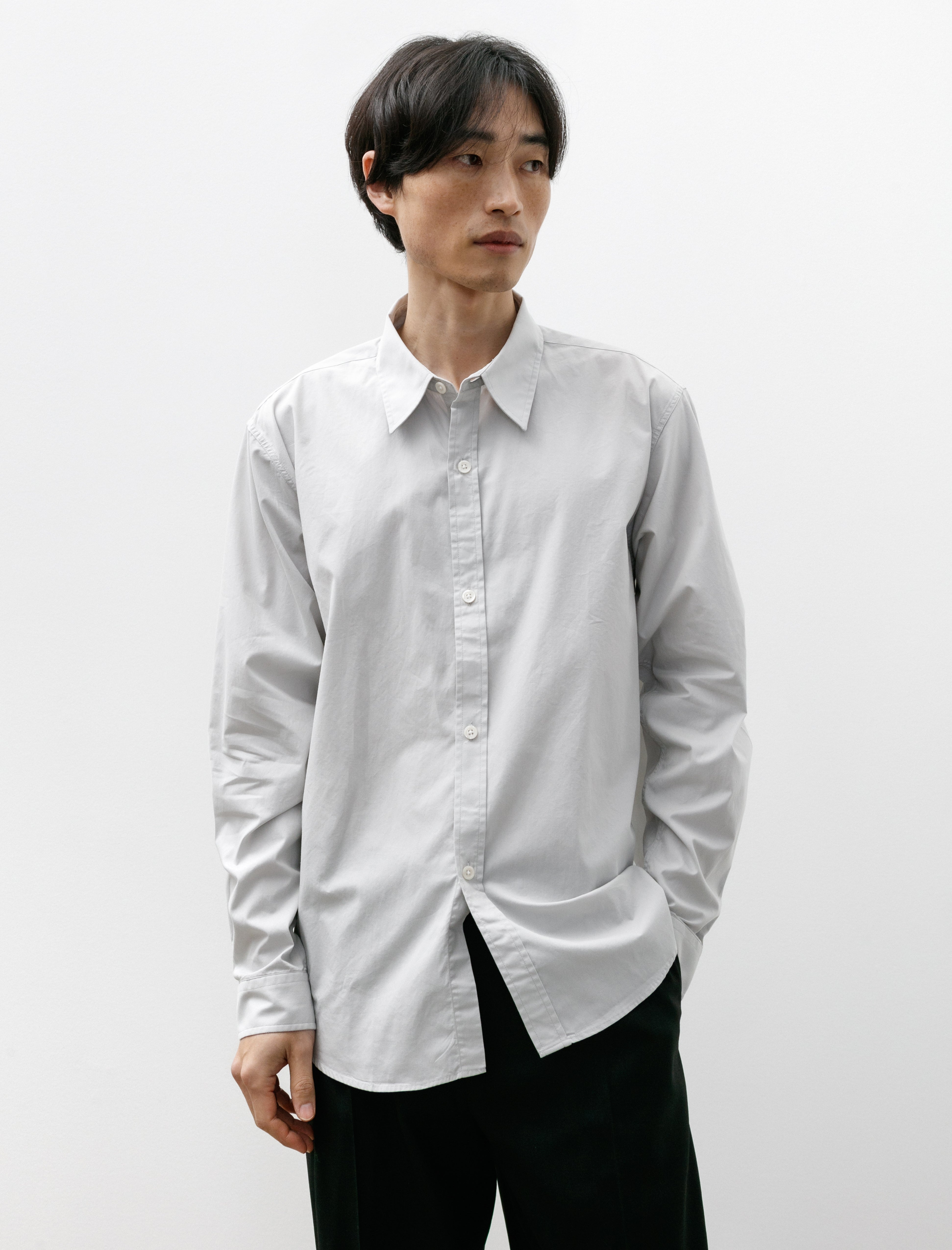 トップス mfpen EVENING SHIRT stone grey MFPEN EVENING SHIRT STONE GREY | TODAY CLOTHING