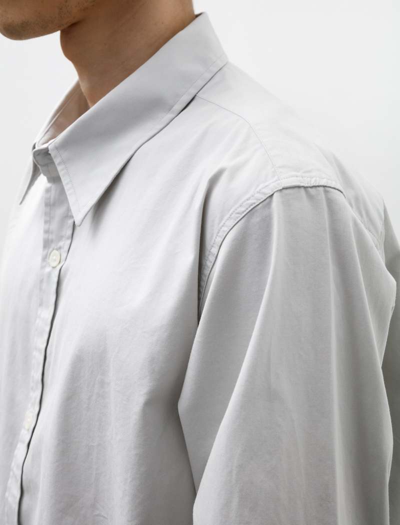 トップス mfpen EVENING SHIRT stone grey MFPEN EVENING SHIRT STONE GREY | TODAY CLOTHING