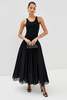 Co Crinoline Double Layer Dress - Black - Thumbnail 2