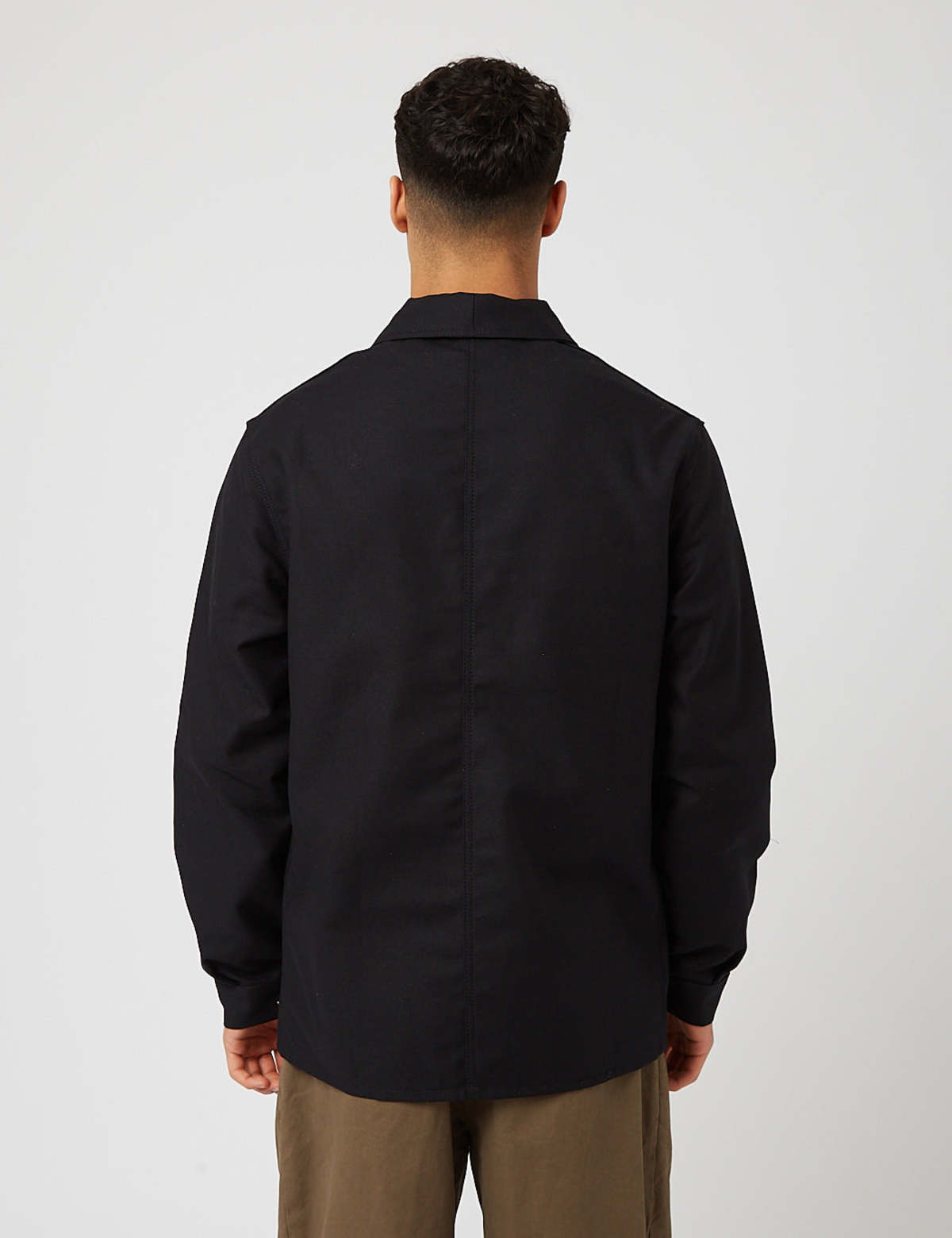 Le Laboureur Cotton Work Jacket - Black - Image 3 of 5