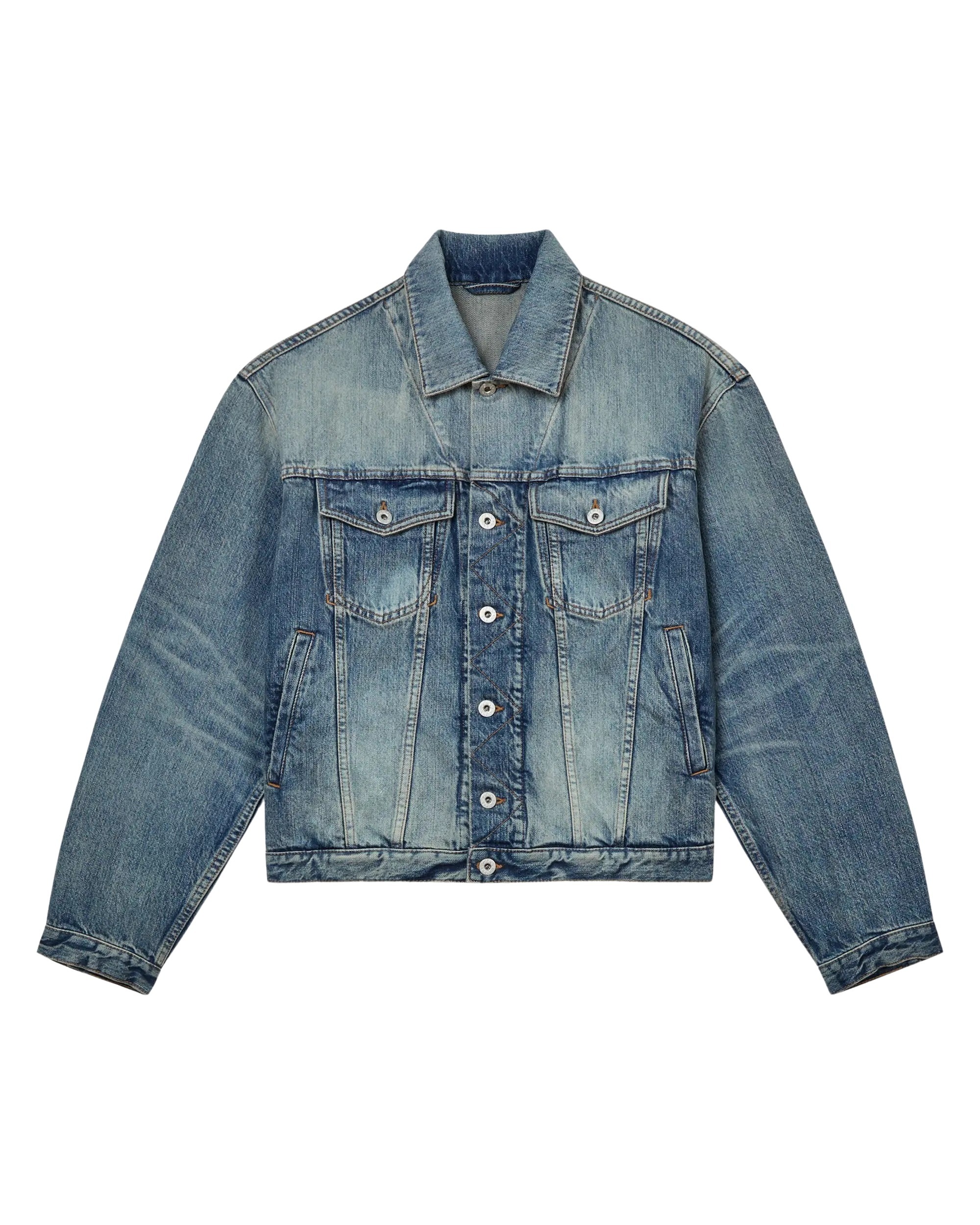 Kenzo Trucker Jacket - DS Medium Stone Blue Denim | Garmentory