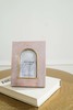 Matr Boomie Jaipuri Arch Picture Frame - Pink Carved Marble - Thumbnail 3