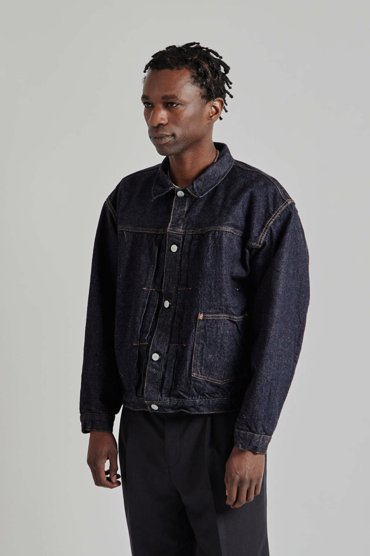 Denim Tracker Jacket INDIGO VINTAGE WASH