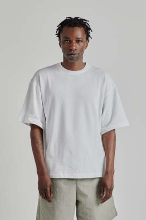 KAPTAIN SUNSHINE Suvin Supima Tube Tee Light - White | Garmentory