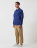 Le Laboureur Cotton Work Jacket - Navy Blue - Thumbnail 3
