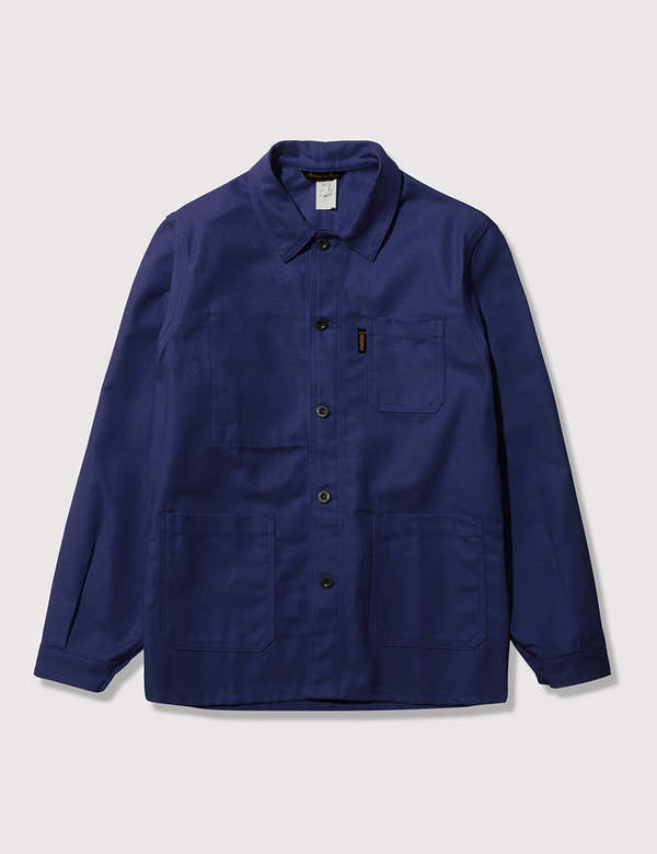 Le Laboureur Cotton Work Jacket - Navy Blue