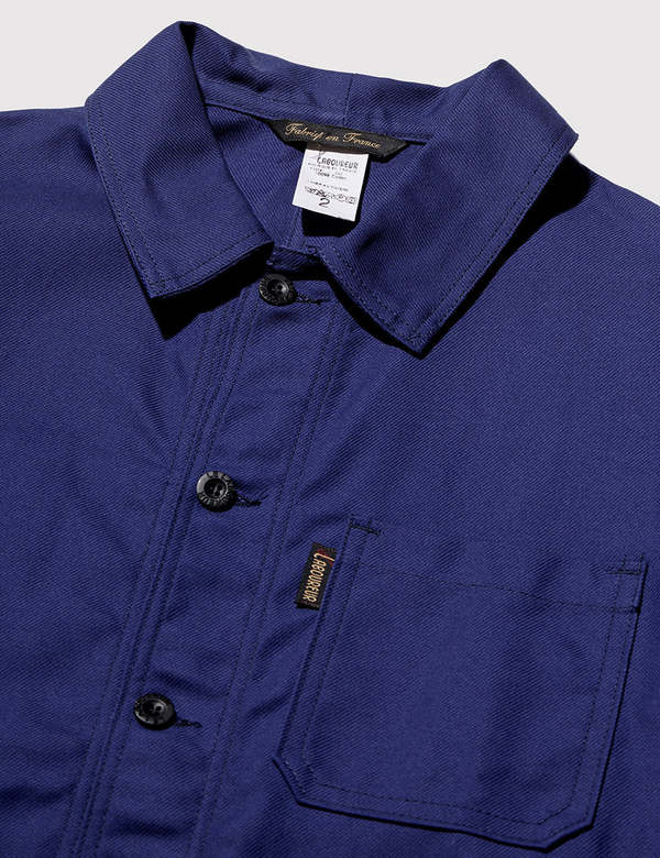 Le Laboureur Cotton Work Jacket - Navy Blue