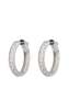 Nickho Rey Mini Tire Hoops - Silver - Thumbnail 1