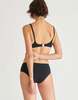 Araks Ezra Solid Bikini Bottom - Black - Thumbnail 2