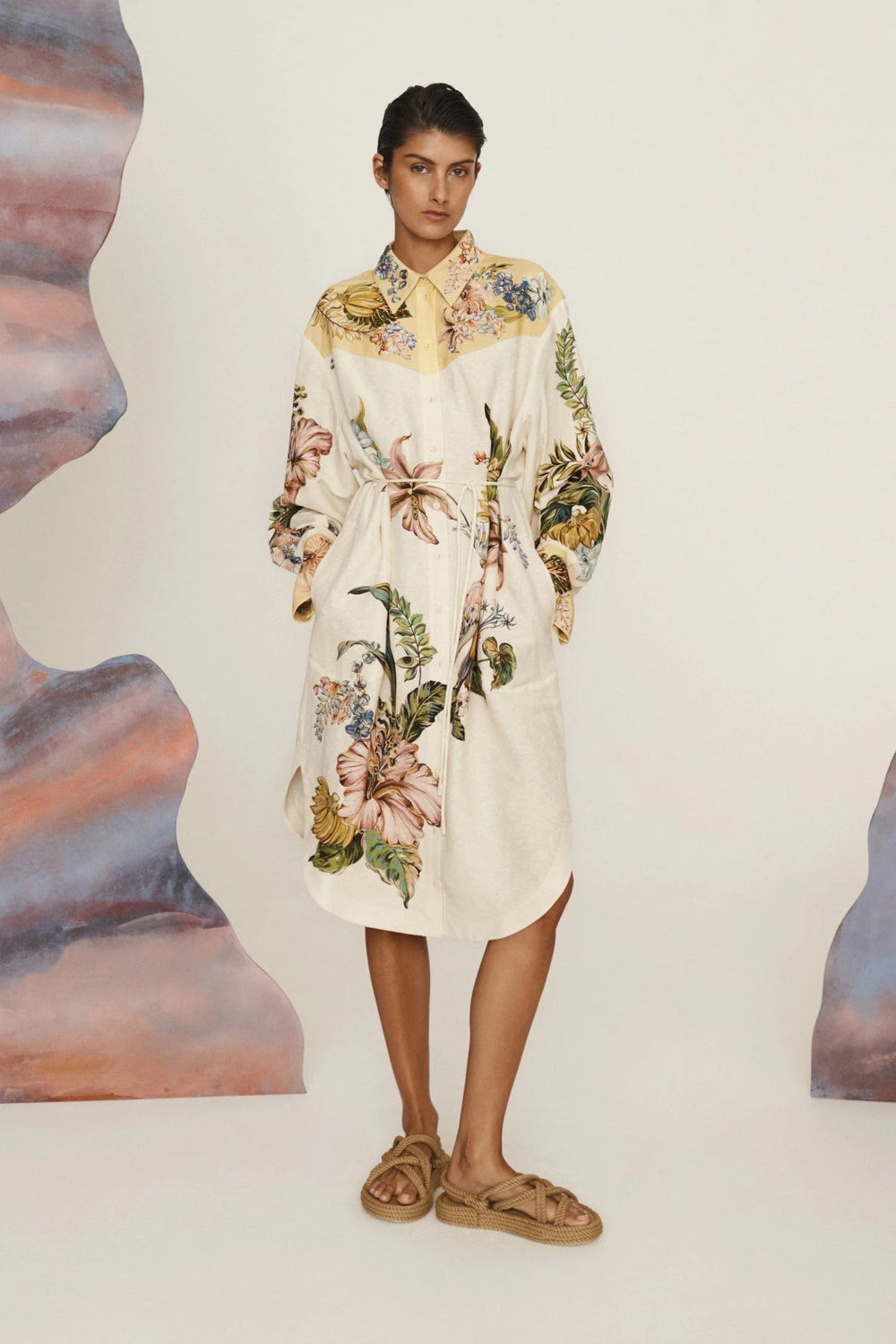 knee length dresses for ladies Oleander Midi Dress – REQUISITE main image 0