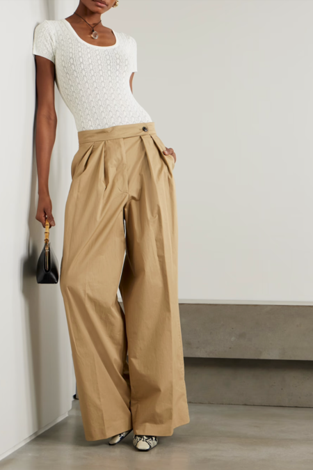 LouLou Studio Soler Pants - Ivory | Garmentory