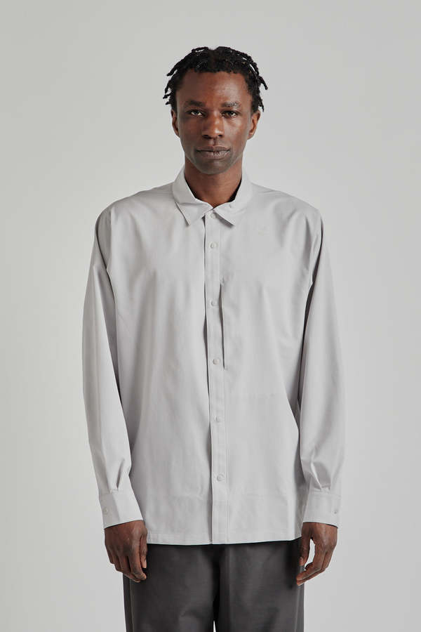 Goldwin All Direction Light Hike Shirt - Snow Gray | Garmentory