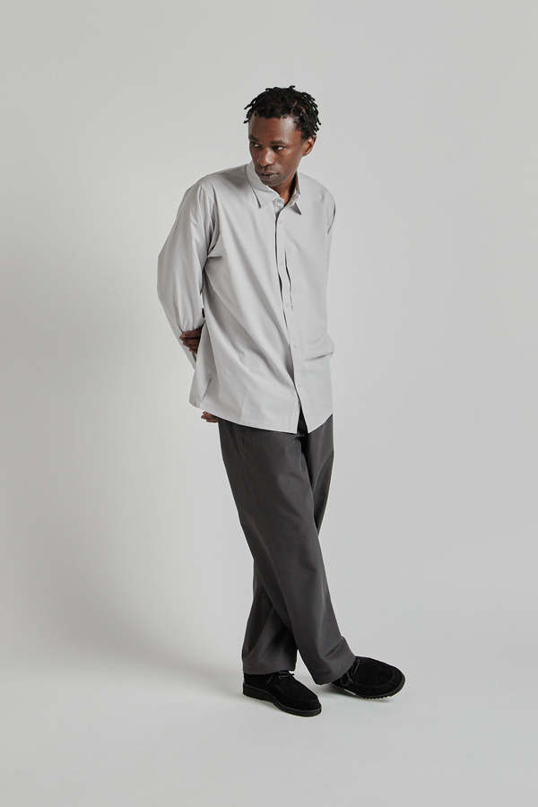 Goldwin All Direction Light Hike Shirt - Snow Gray | Garmentory