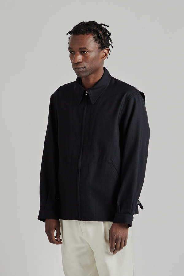 KAPTAIN SUNSHINE Fly Blouson - Pin Stripe | Garmentory