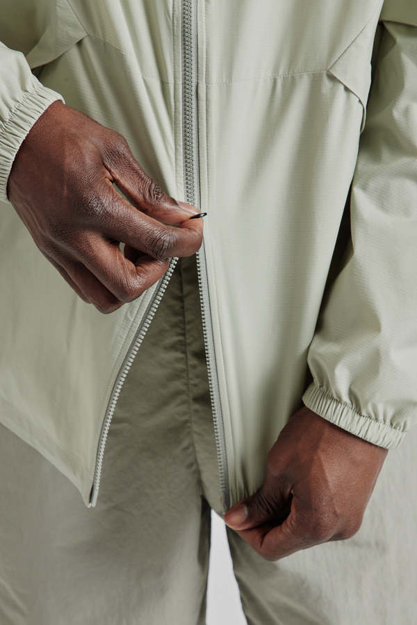 Goldwin Pertex Equilibrium Wind Jacket - Fog Beige | Garmentory
