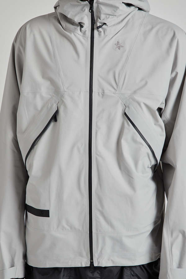 Goldwin Pertex Shield Air Mountaineering Jacket - Snow Gray