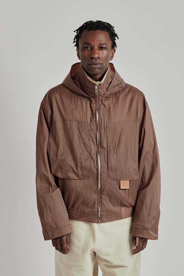 RANRA WOOL HOODED BLOUSON