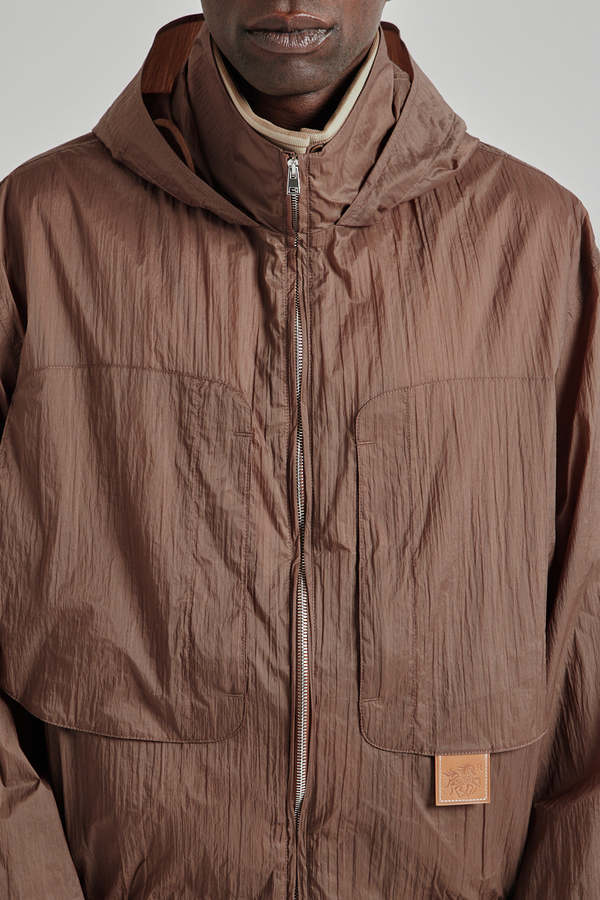 Ranra Purs Light Nylon Hoodie Jacket - Monk's Robe | Garmentory