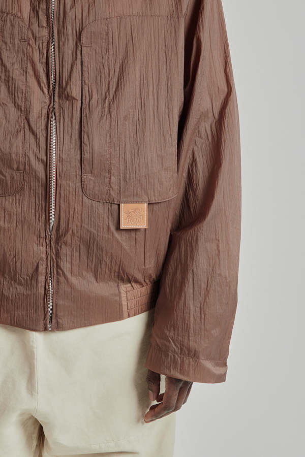 OUR’s 着用　RANRA WOOL HOODED BLOUSON Purs-Light-Nylon-Hoodie-Jacket