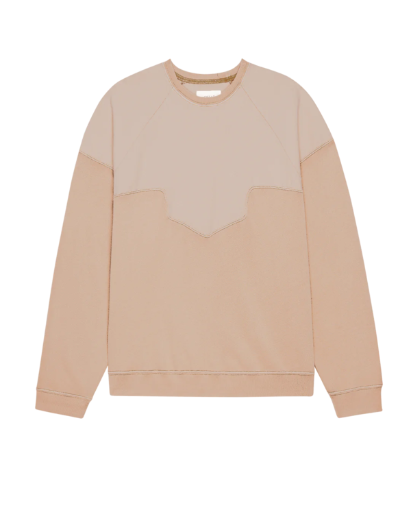 The Great. Western Slouch Sweatshirt - Dusty Pink