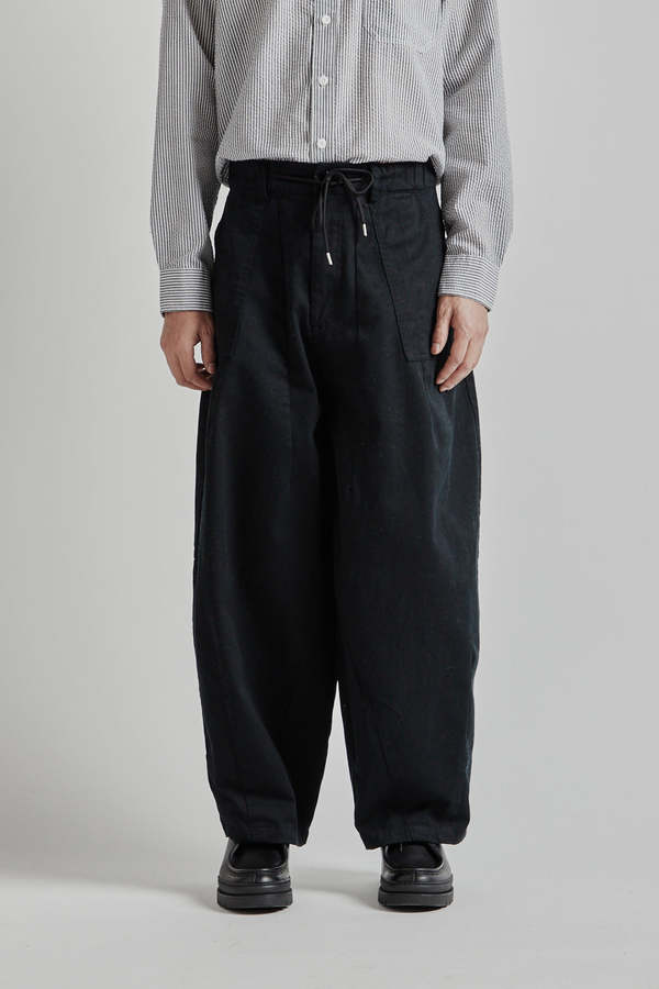 FRIZMWORKS Twill Balloon Pants - Black | Garmentory