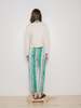 Raquel Allegra Clyde Pant - Green Stripe - Thumbnail 3