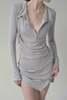 CARO CHIA Lans Shirt Dress - Baby Blue - Thumbnail 2
