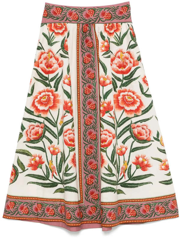 Delicate Ainika Floral Long Skirt main image 1