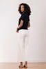 Avenue Montaigne Alex Pant - White Denim - Thumbnail 3