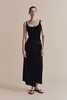 Mijeong Park Ribbed Knit Tank - Black - Thumbnail 1