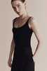 Mijeong Park Ribbed Knit Tank - Black - Thumbnail 3