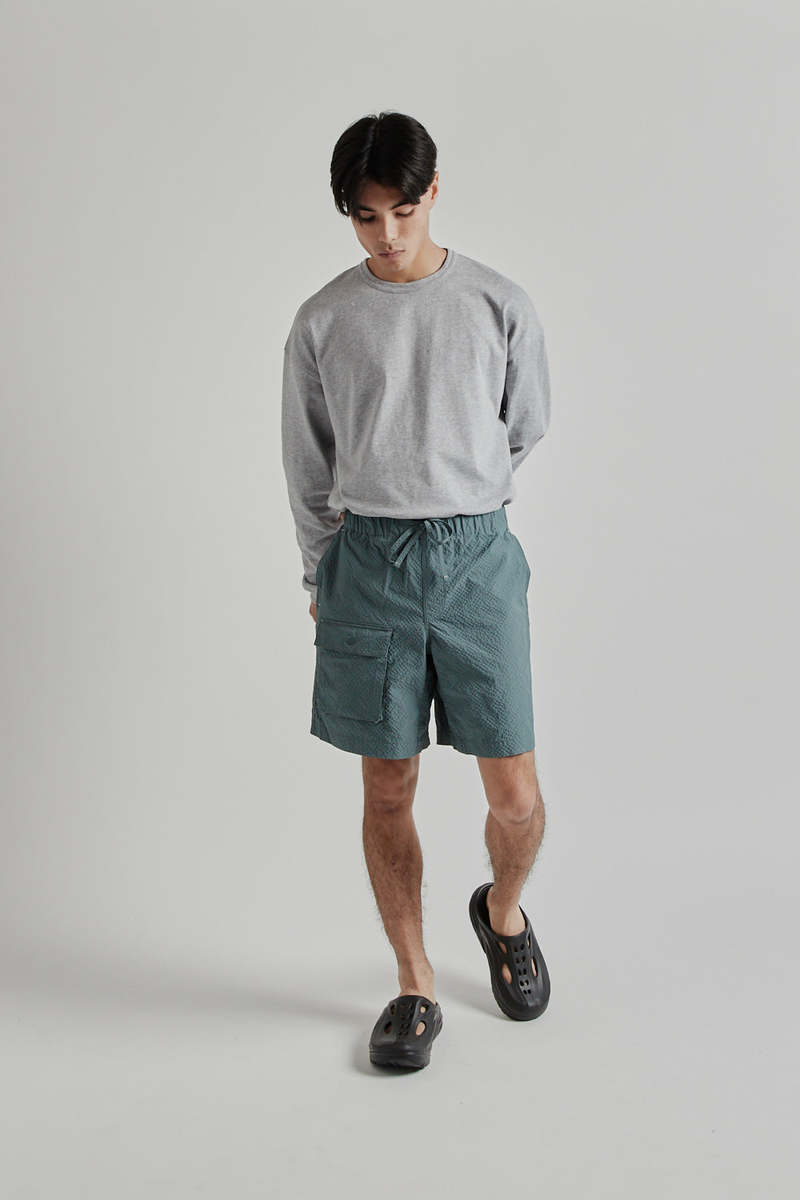 【MODERNIF】Earth Twill Banding Shorts Crater Dyed® Men's Twill Shorts | 100% Cotton Crazyshorts®