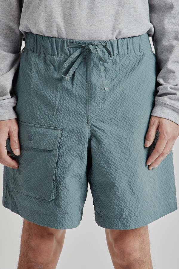 FRIZMWORKS Comfortable Banding Shorts - Teal | Garmentory