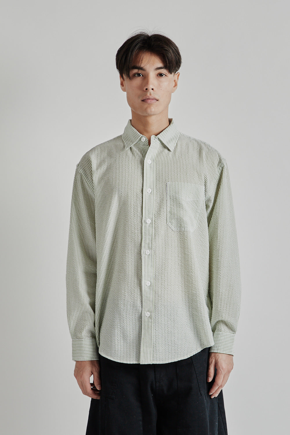 【HI FI FNK】Fruit Seersucker Shirt SHORT SLEEVE SEERSUCKER SHIRT - FFSH25 | FAIRFAX