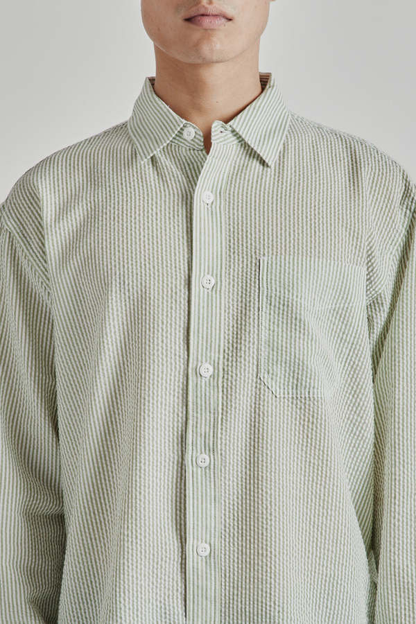 【HI FI FNK】Fruit Seersucker Shirt SHORT SLEEVE SEERSUCKER SHIRT - FFSH25 | FAIRFAX