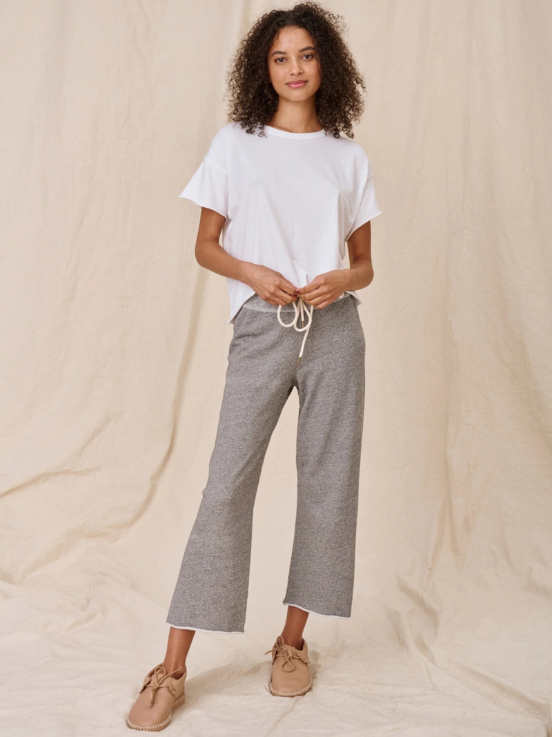The Great. The Crop Tee - True White The Great. The Crop Tee - True White