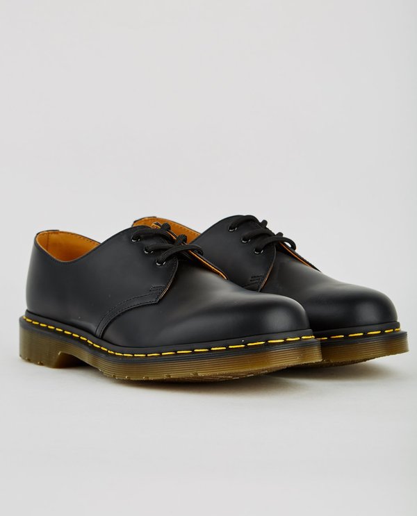 Dr. Martens 1461 3 EYE GIBSON SMOOTH - BLACK | Garmentory display picture 2