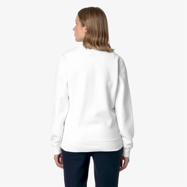 スウェット・トレーナー K-WAY LE VRAI VILAINE HV POLY CO (50602) K-WAY Le Vrai Vilaine HV Poly Co Sweater - White | Garmentory
