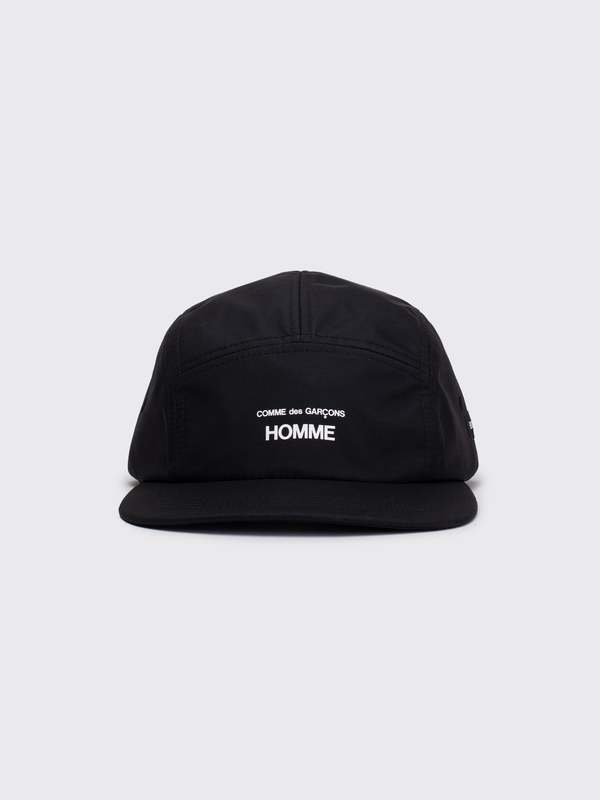 Comme des Garçons 5-Panel Nylon Cap - Black | Garmentory