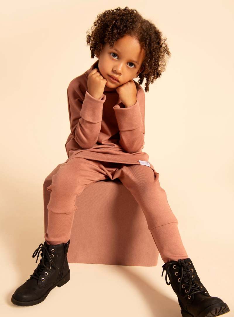 Kid's Stuff Grow With Me Pants - Toasted Almond