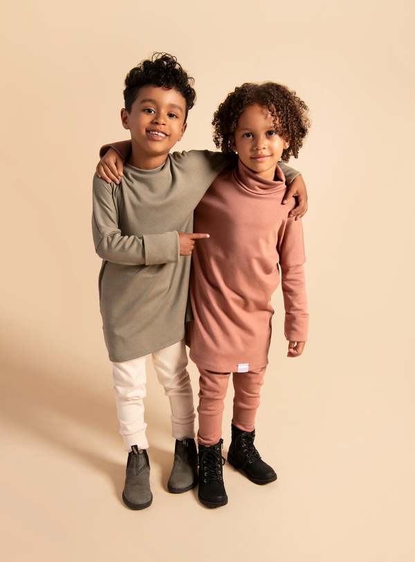 Kid's Stuff Grow With Me Pants - Toasted Almond