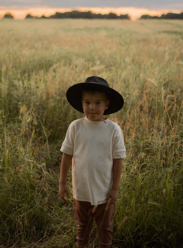 Kid's Stuff Grow With Me Pants - Toasted Almond