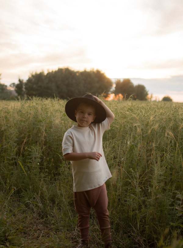 Kid's Stuff Grow With Me Pants - Toasted Almond