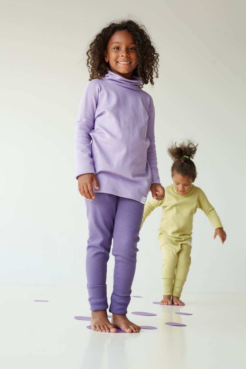 Kid's Stuff [Trucs d'enfants] Grow With Me Turtleneck - Lilac
