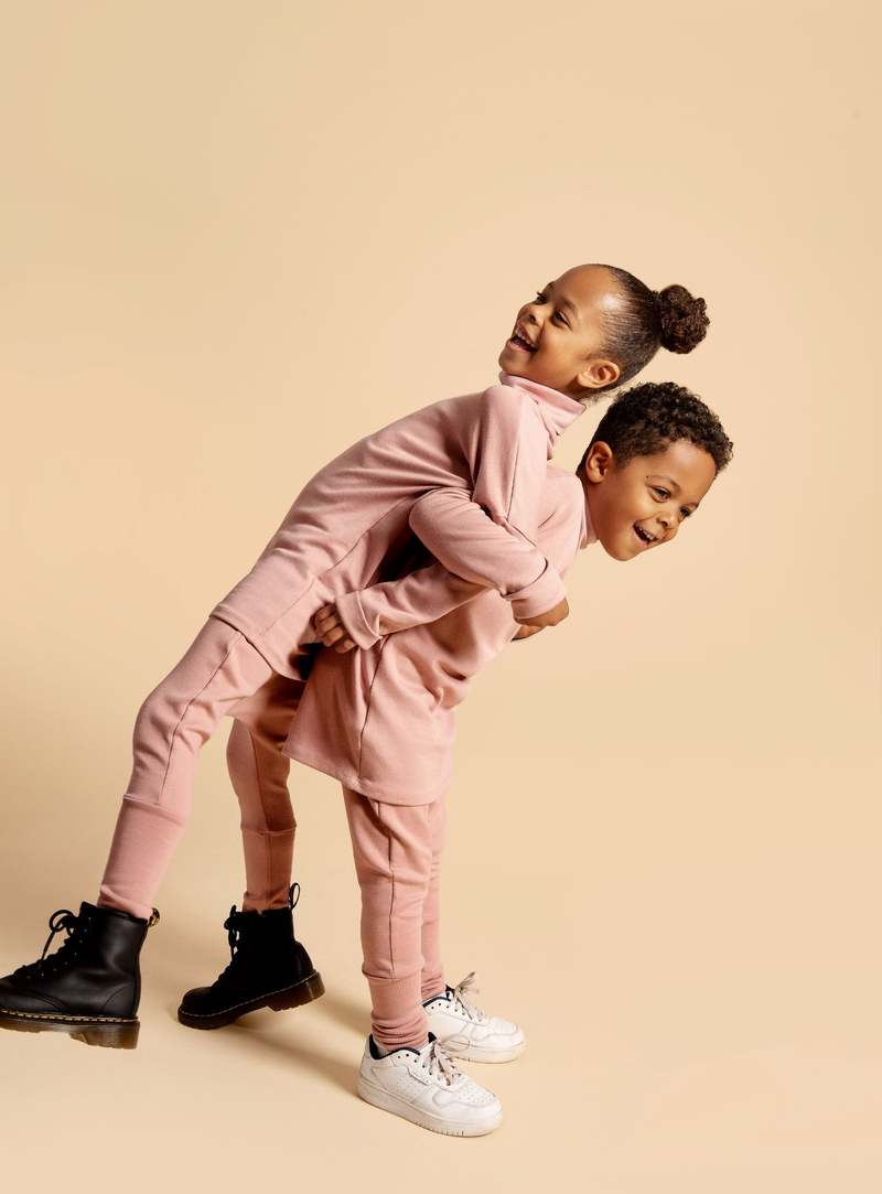 Kid's Stuff Grow With Me Turtleneck - Strawberry Milkshake