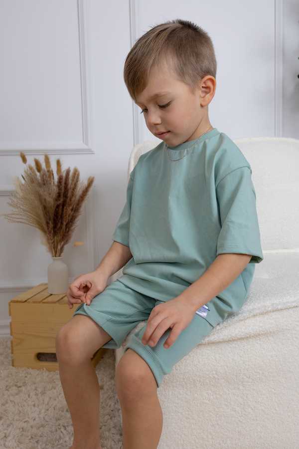 KIDS Kid's Stuff [Trucs d'enfants] Oversized T-Shirt - Minted Sage