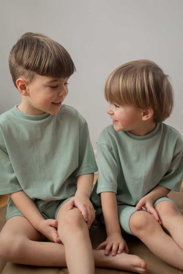 KIDS Kid's Stuff [Trucs d'enfants] Oversized T-Shirt - Minted Sage