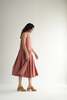 Album di Famiglia Pleated Sleeveless Dress - Coral - Thumbnail 2